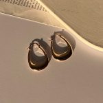 گوشواره حلقه ای ژوپینگ طلایی