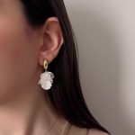 گوشواره فشنی صدفی زارا