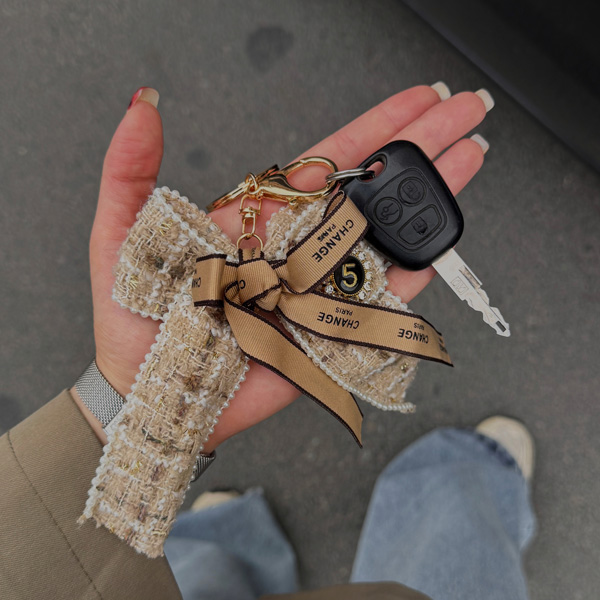 جاسوئیچی و بگ چارم پاپیون پارچه ای