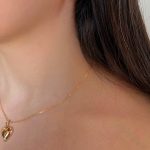 نیمست قلب طلایی طرح طلا از برند ژوپینگ