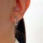 گوشواره حلقه سیلور ژوپینگ